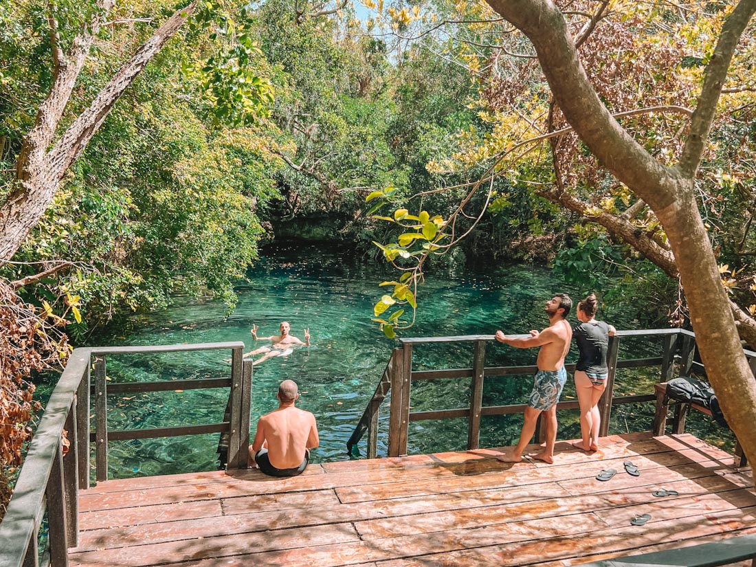 Lagoon at Indigenous Eyes ecological park